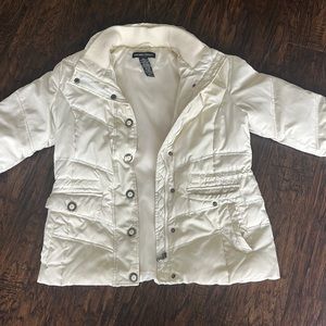 White winter coat